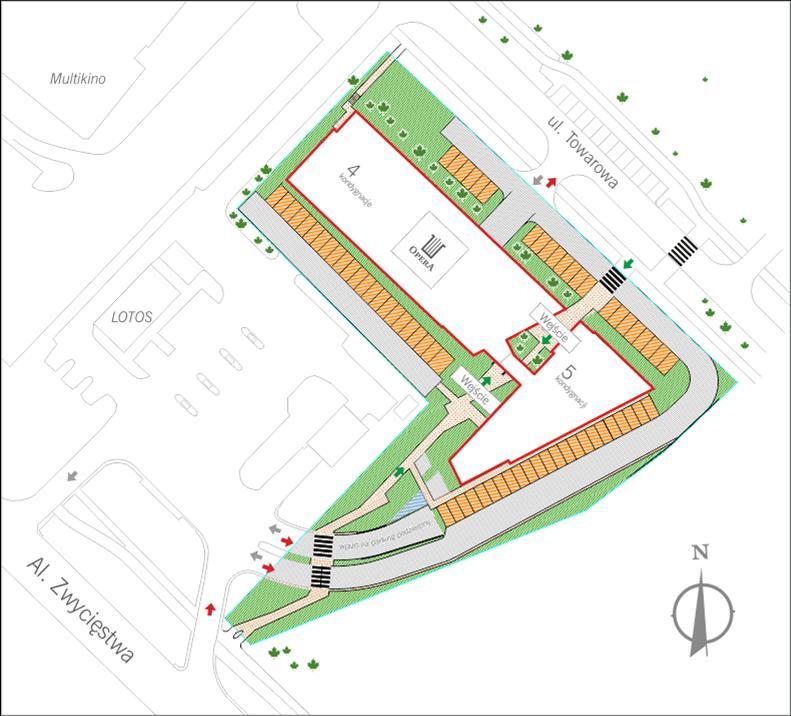 Plan of the office building