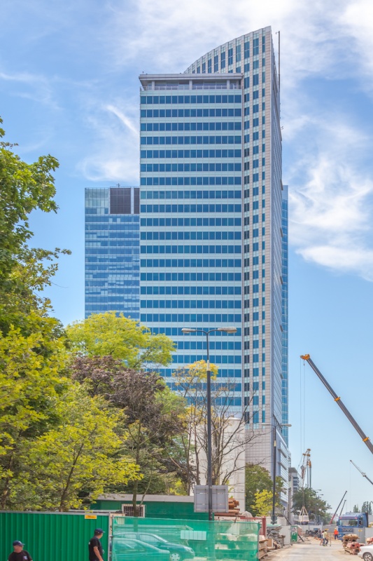 Elevation of the office building