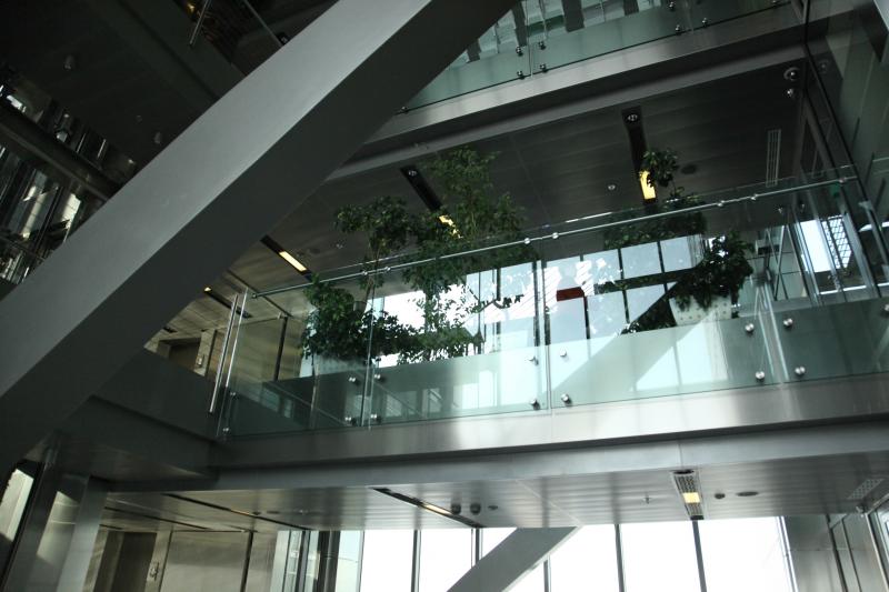 Interior of the office building