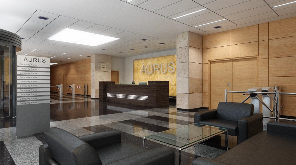Aurus reception area