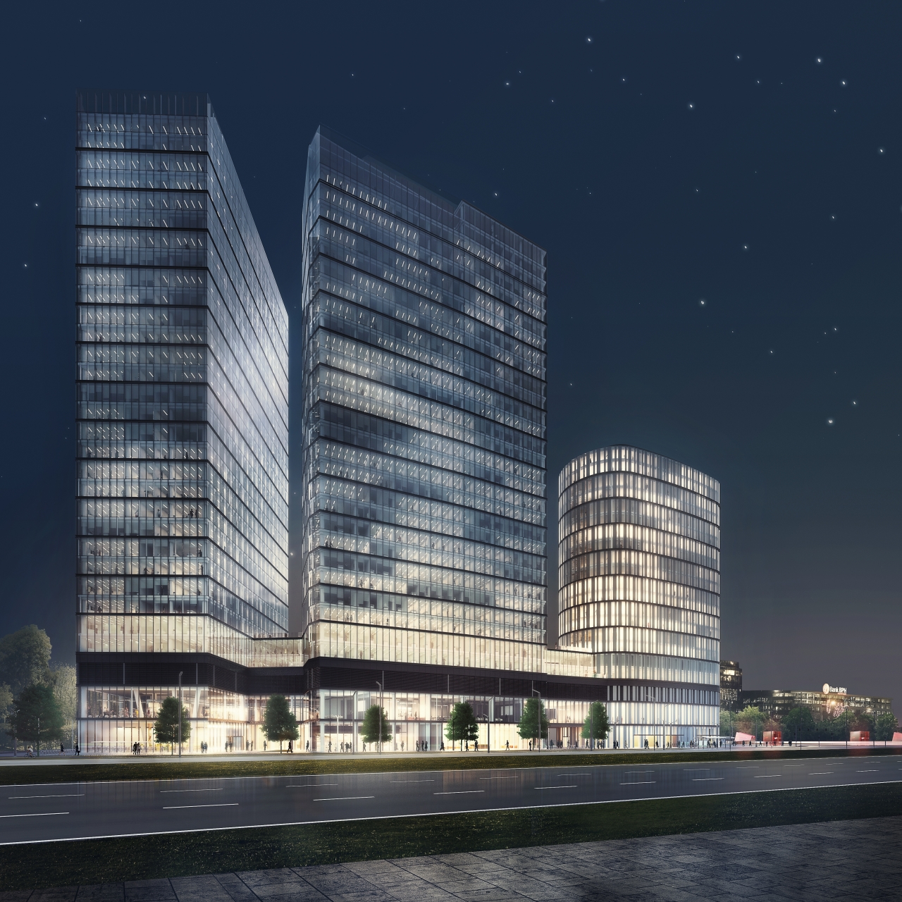Biuro The Warsaw Hub B Rondo Daszyńskiego 2b, Warszawa Wola BazaBiur.pl