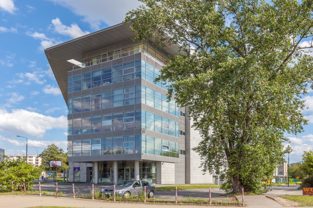 Facade of the office building