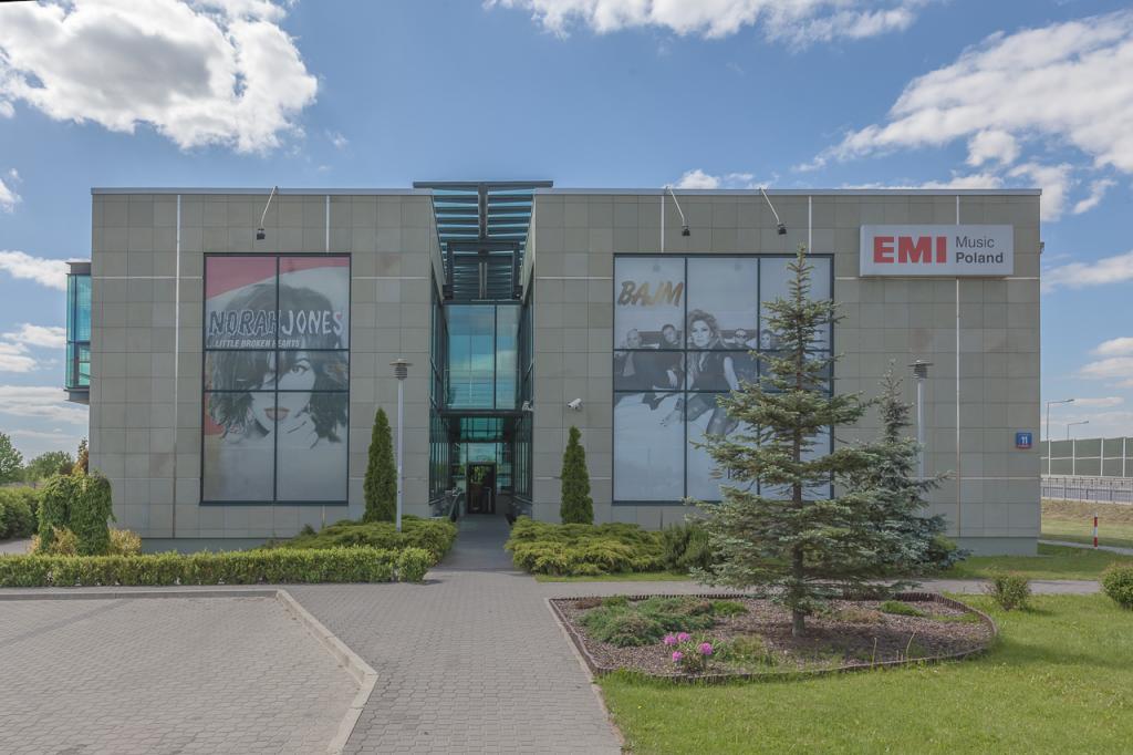 Front view of the office building