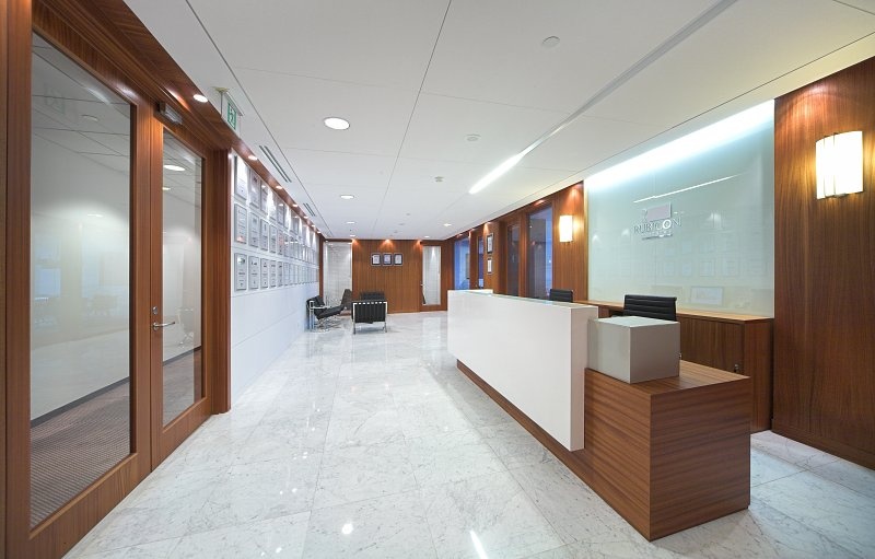 Interior of the office building