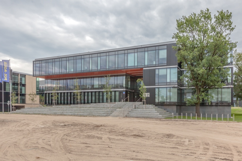 Facade of the office building