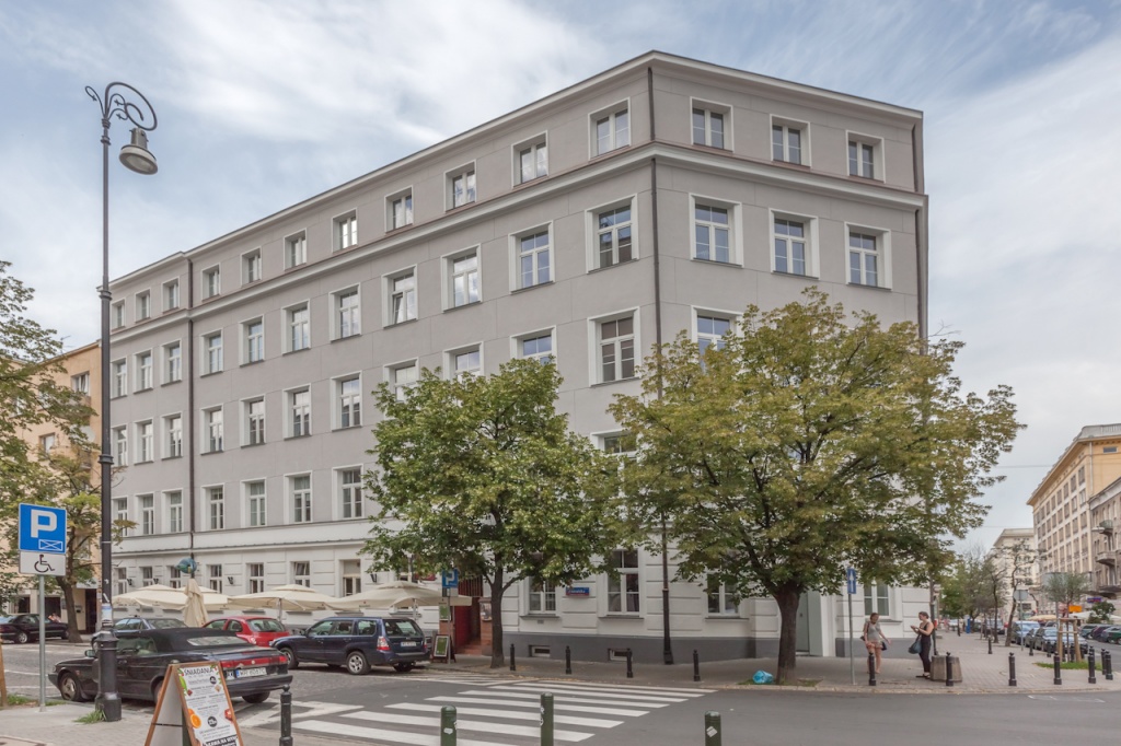 Facade of the office building